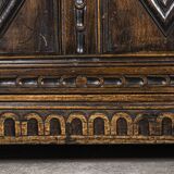 Charles II Oak Plaque, 1684, Set of 3