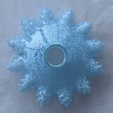 Corolla lampshade in Clichy blue glass