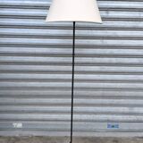 1950s wrought iron tripod floor lamp