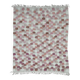Tapis Berbère Rose à Damier texturé - 287 x 245 cm