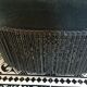 Blue heater with fringed medallion shape
