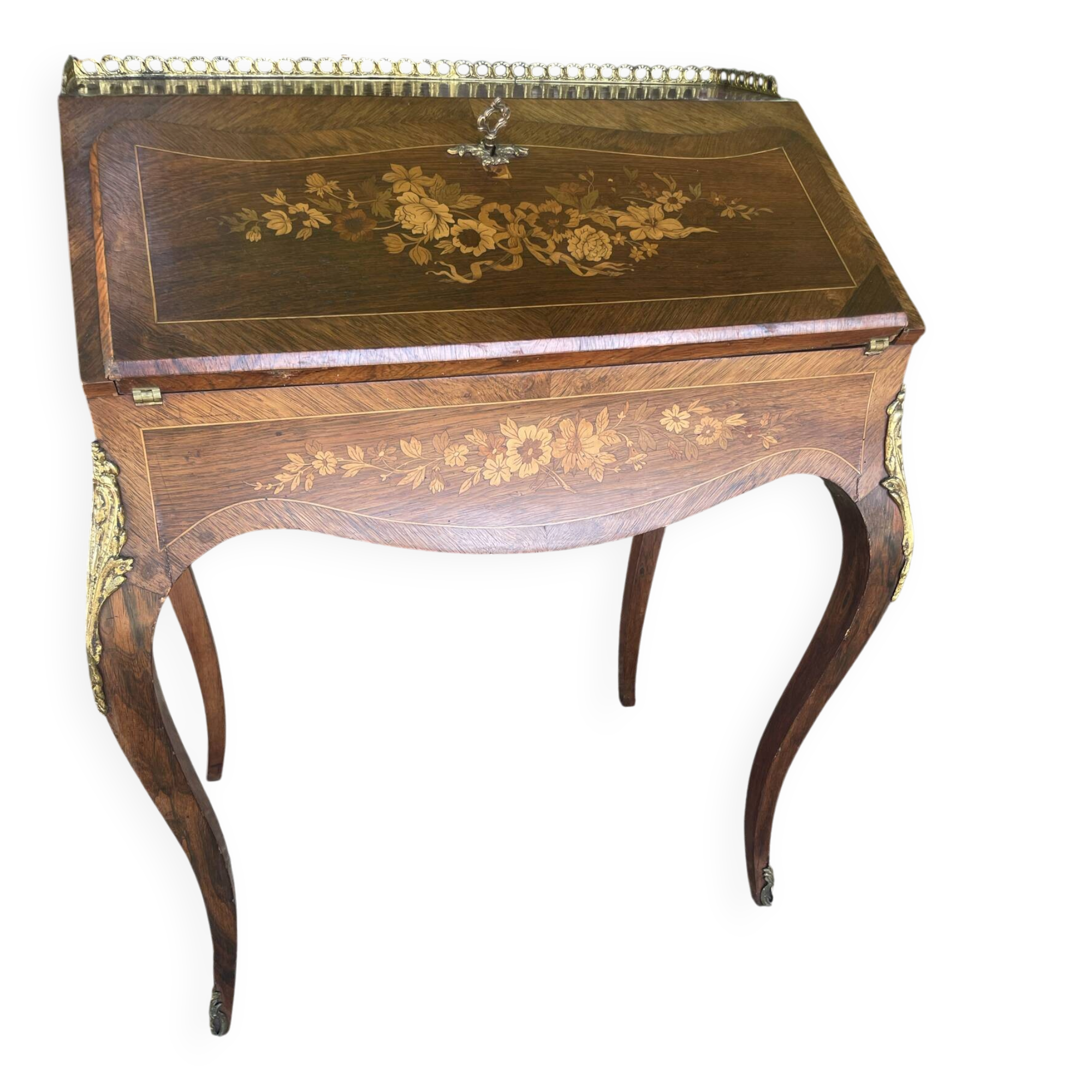 Bureau de dame ,dos d’âne fin XIX eme