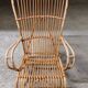 Paire de fauteuils en rotin vintage