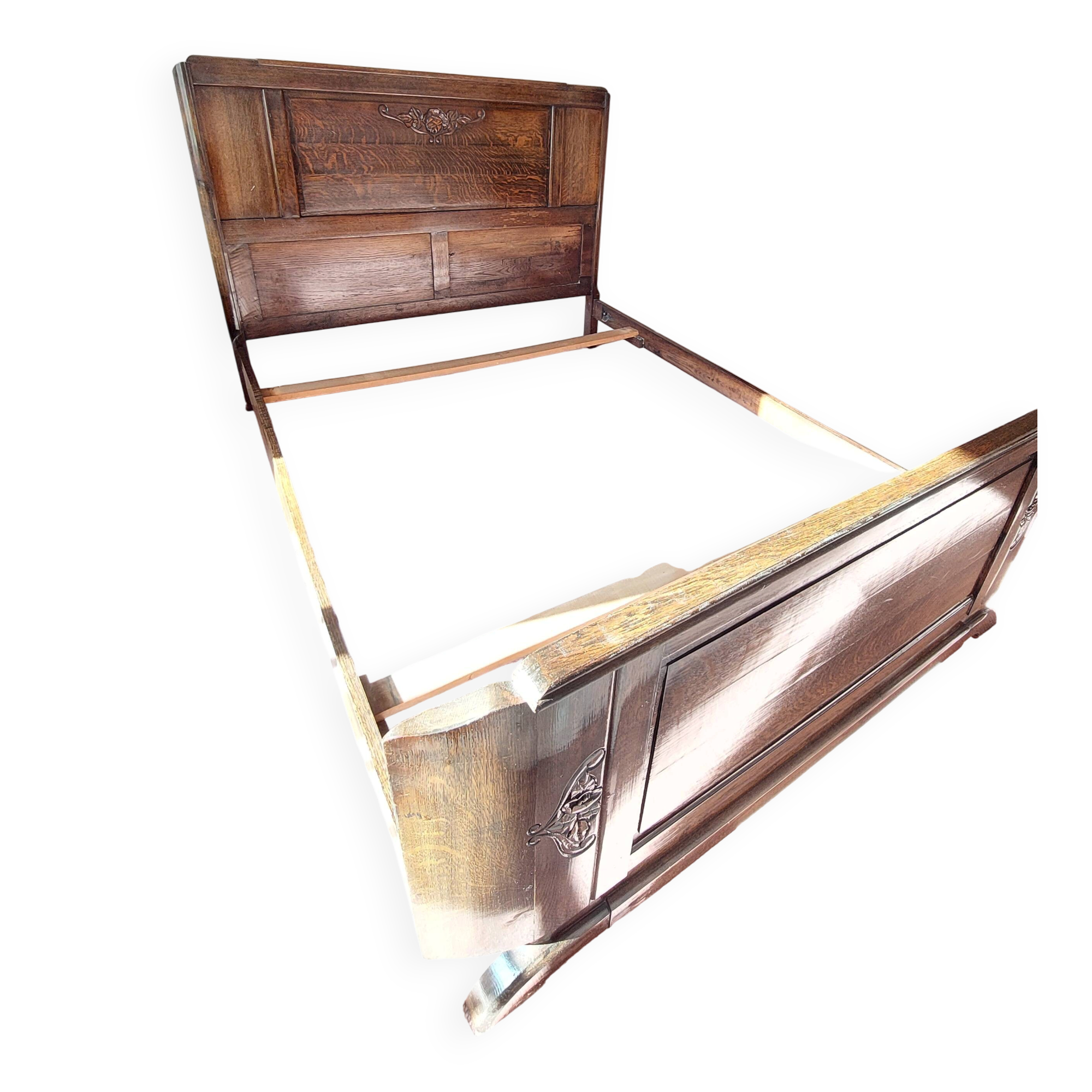 140 bed with bedside table