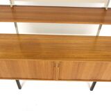 Scandinavian teak “drum rack” sideboard, Sweden, 1960