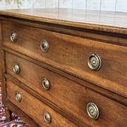 Louis XVI commode from the 18th century in walnut.