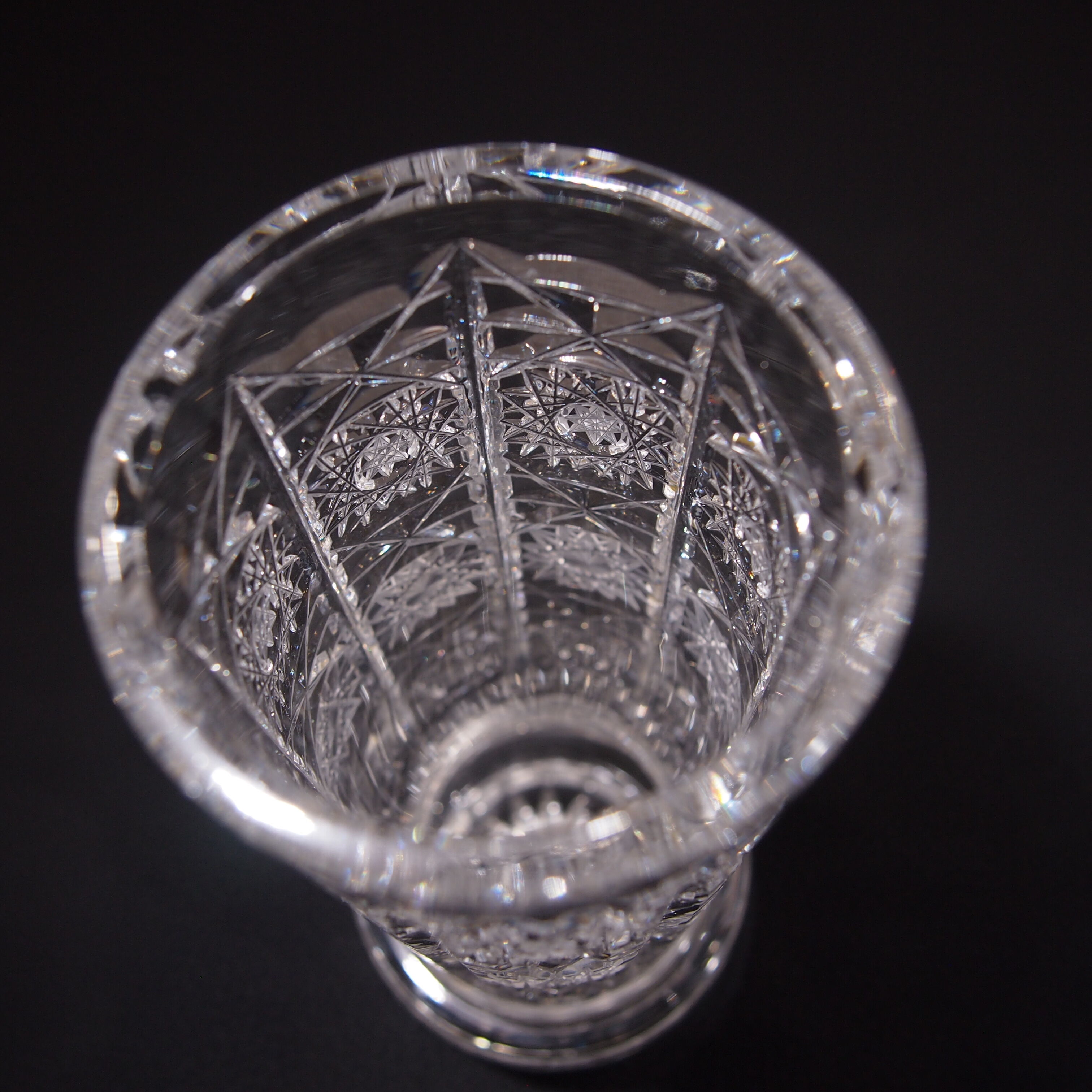 Saint Louis cut crystal soliflore vase