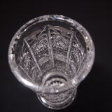 Vase soliflore en cristal taillé Saint Louis