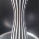 Leonardo Zebra blown glass vase