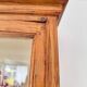 Antique display cabinet, small dresser, antique glass-fronted bookcase.