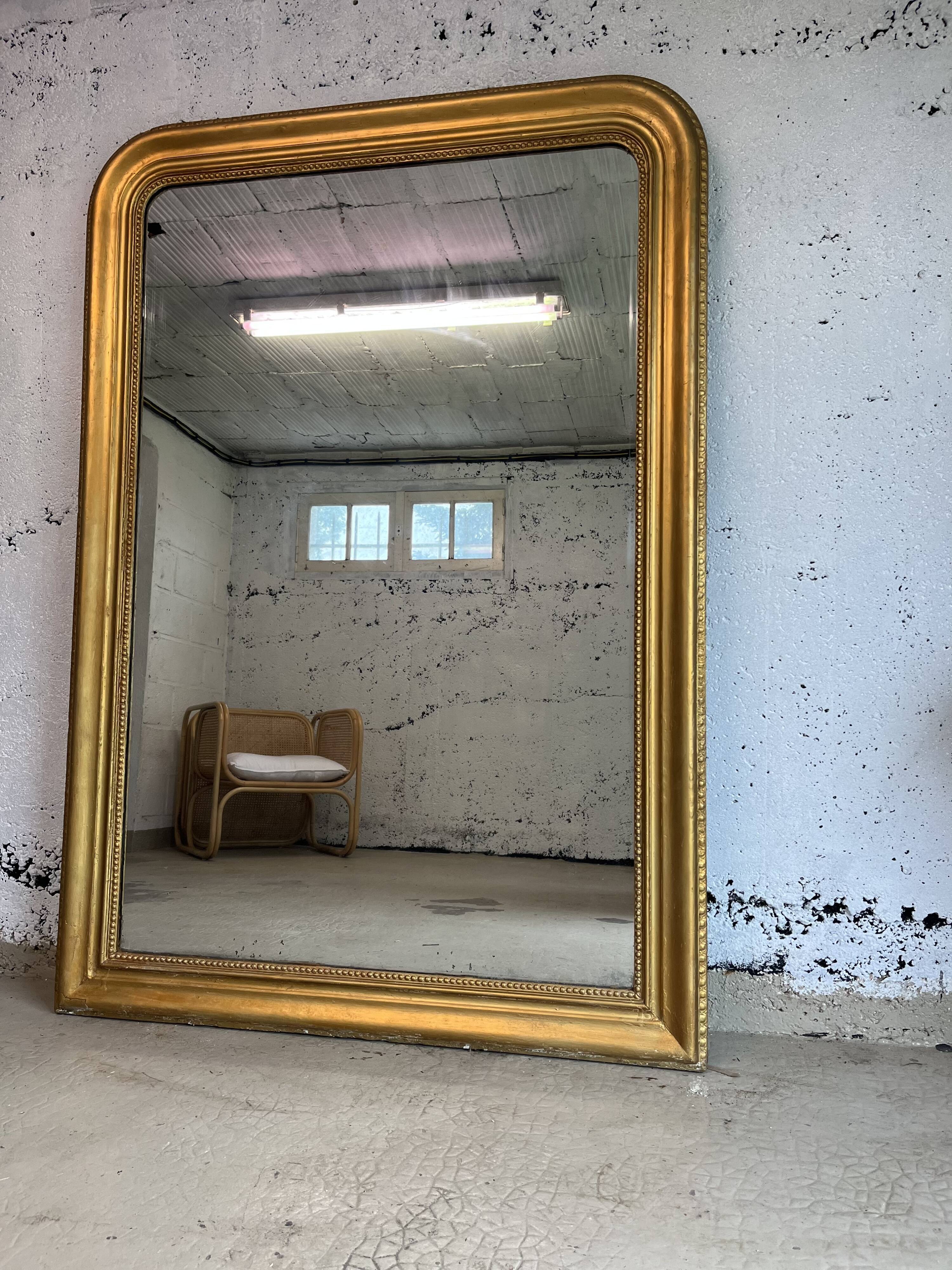 Large mirror Louid Philippe old 149x100