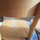 Lot of 6 vintage light wooden bistro chairs