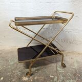 Foldable vintage bar trolley