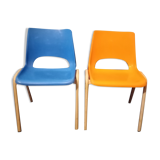 Set de 2 chaises vintage