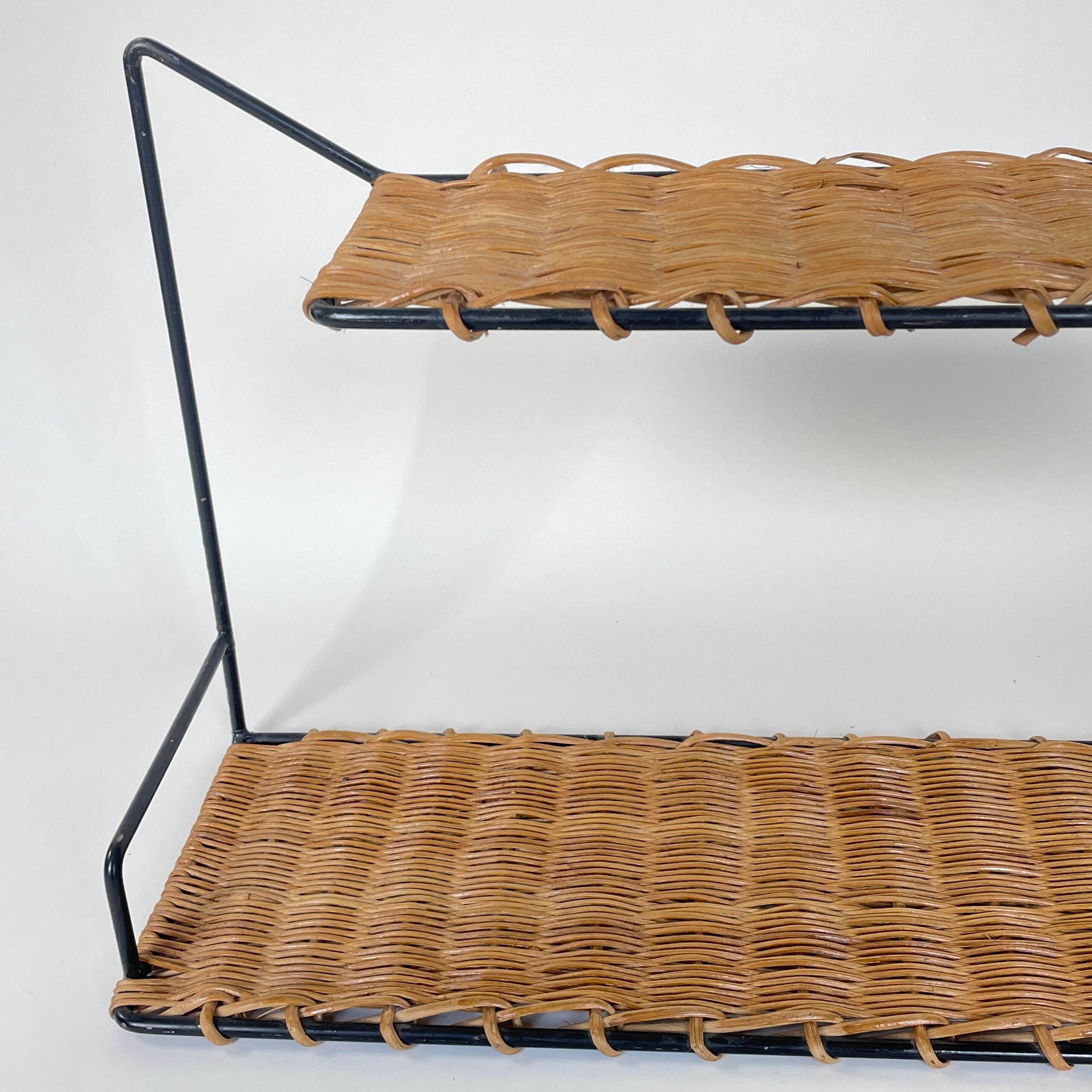 Pair of Raoul Guys wall shelves, 1950
