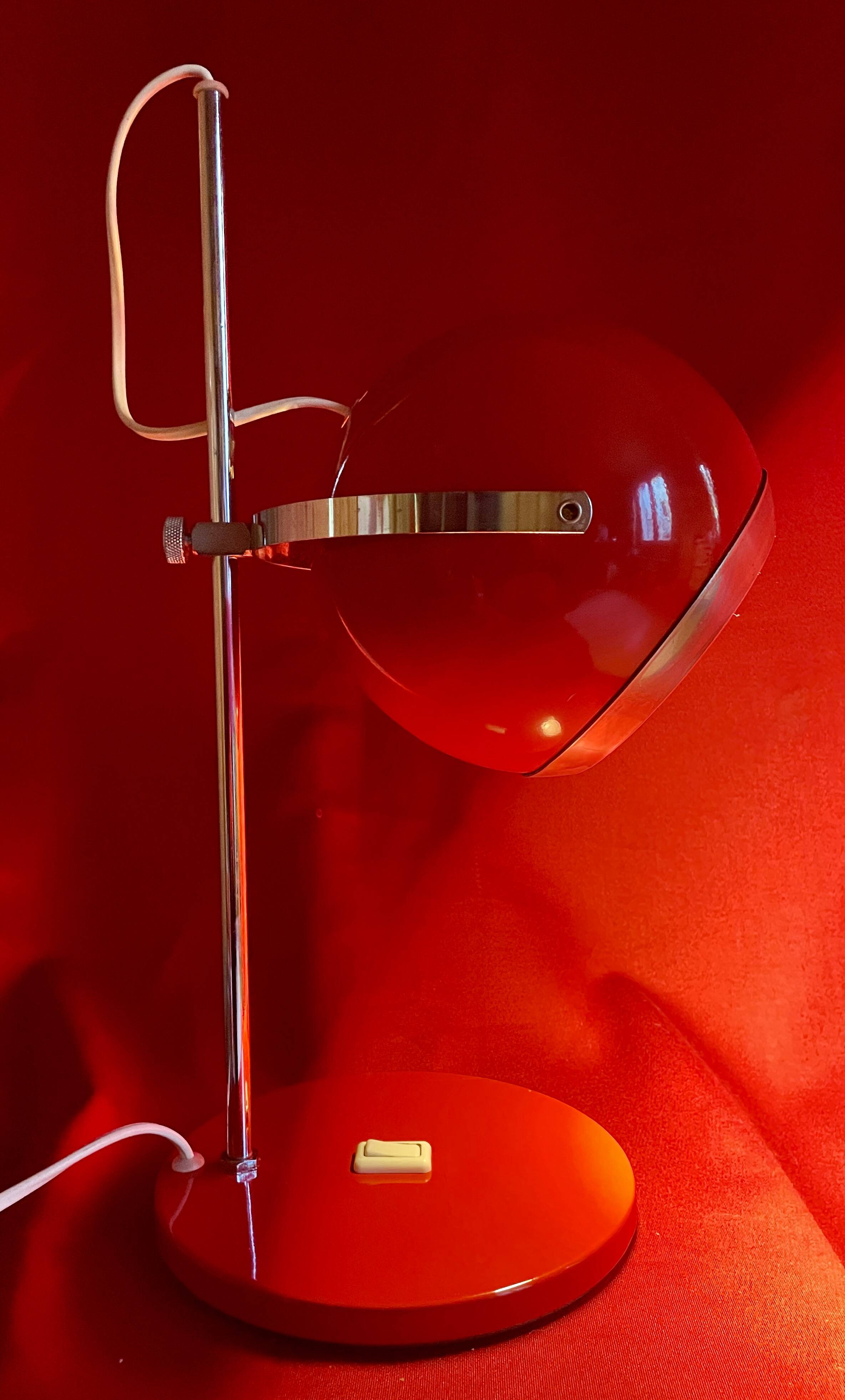 Large Eyeball lamp, vintage, from the 70s