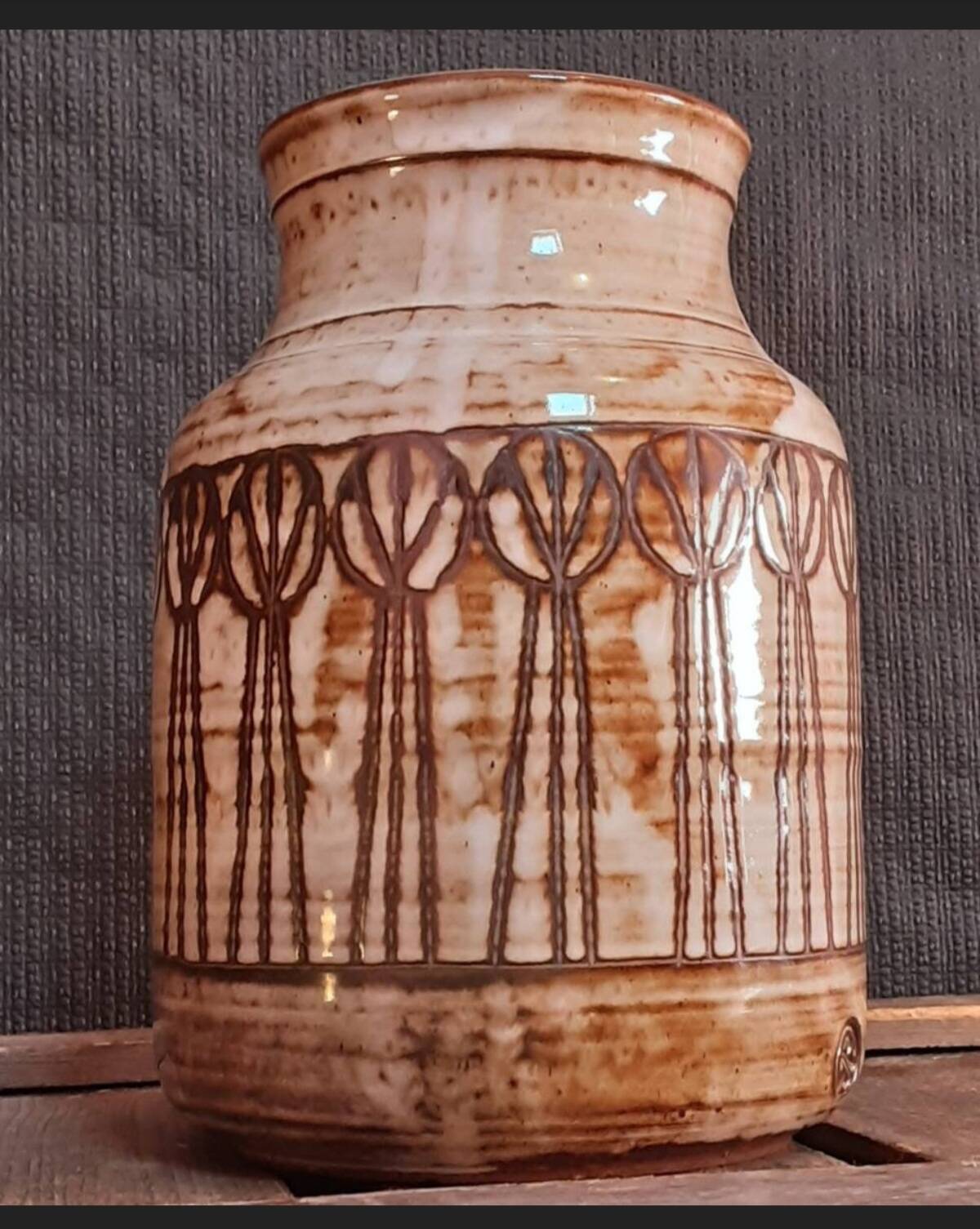 Jacques Pouchain vintage ceramic vase