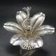 Vintage Christofle caviar spoon set Fleuron dolphin decoration