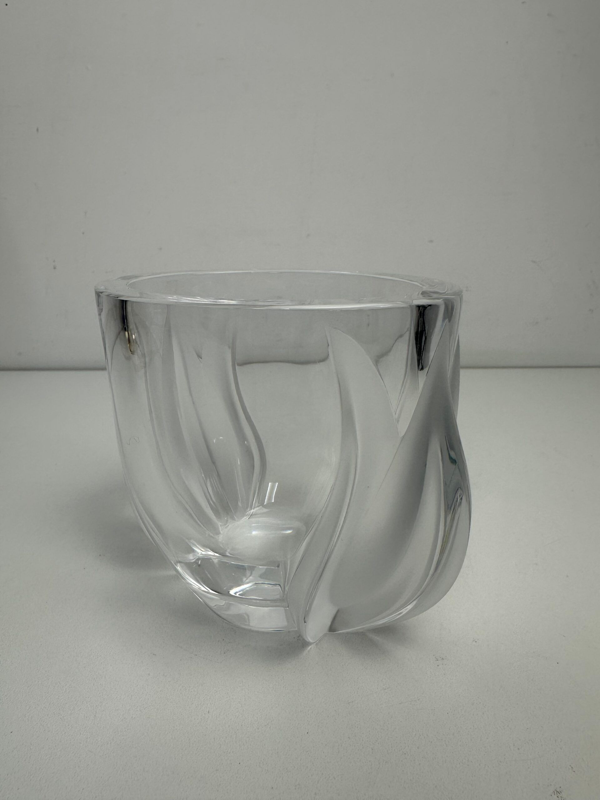 Lalique Vase Two Tulips