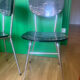 4 chairs and marble effect Formica coffee table