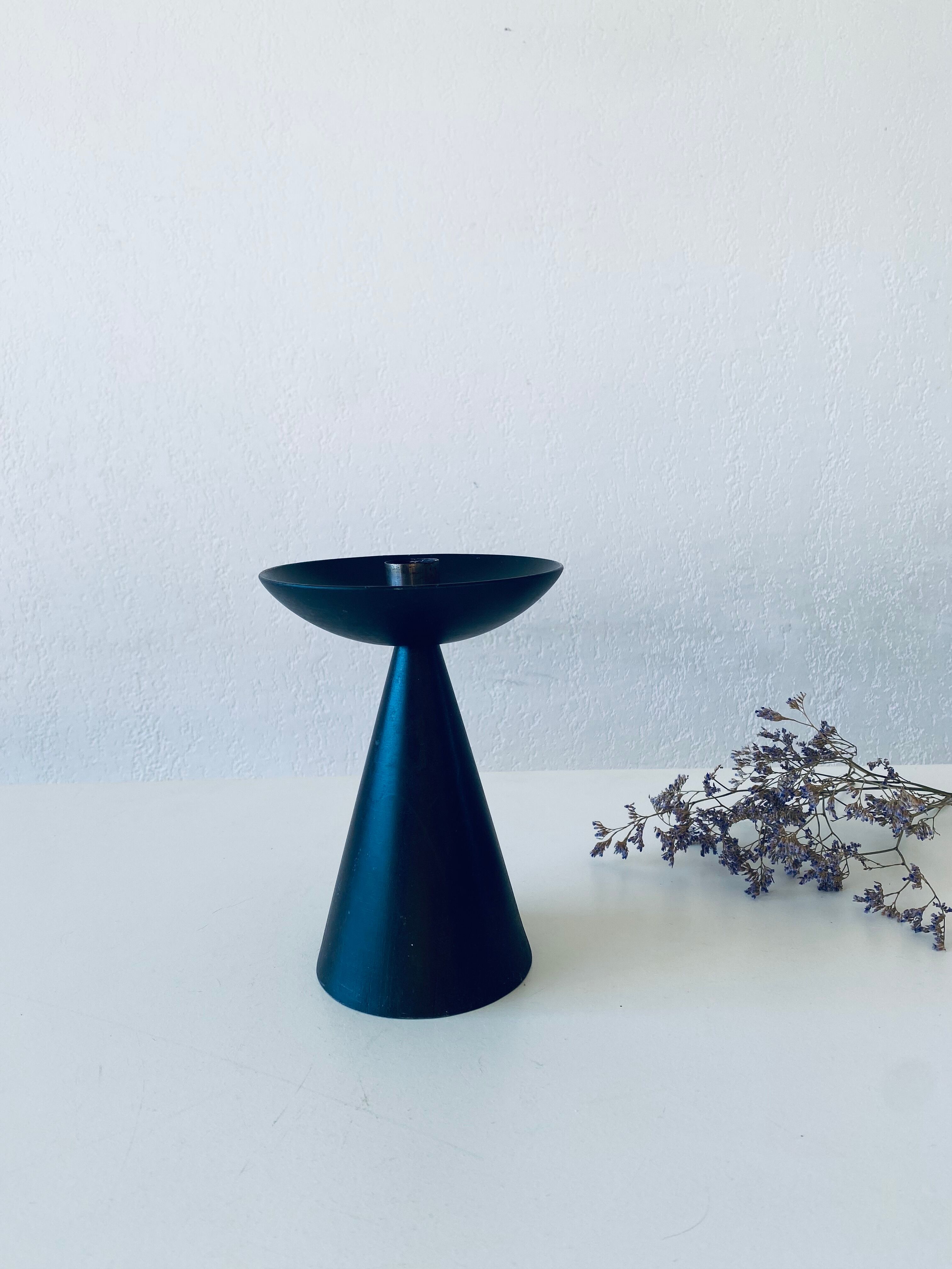 Scandinavian style wooden candle holder