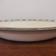 Iron earth hollow dish ec Salins, Louis XVI garlands
