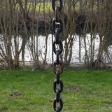Original brutalist art chain link ashtray