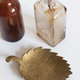 Empty pocket vintage brass sheet