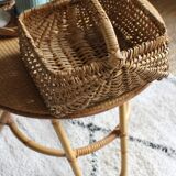 Petit Panier osier une anse vintage