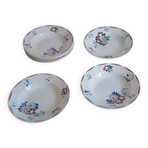 Lot de 8 assiettes creuses