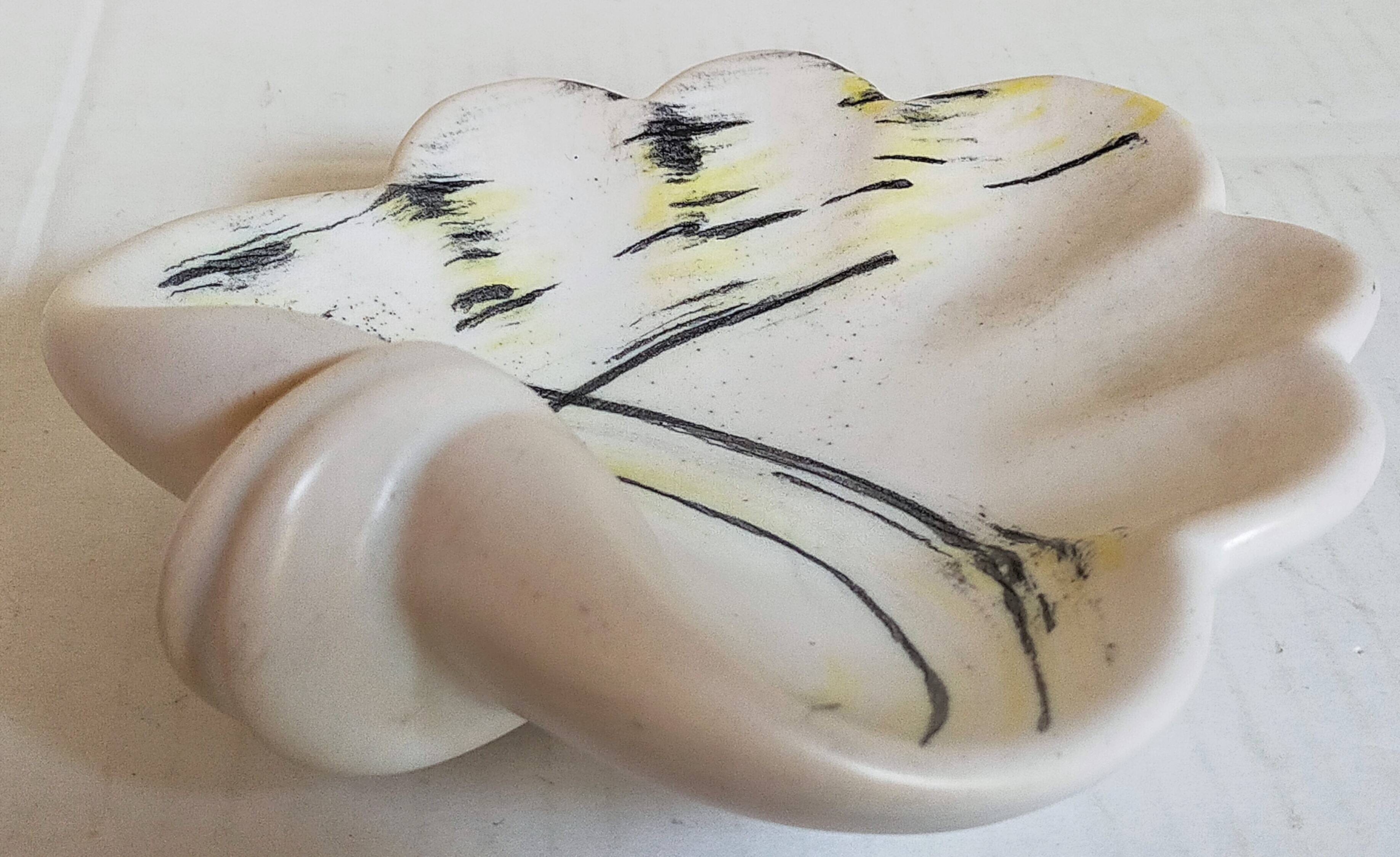 Vallauris ceramic pocket tray from the 1950s