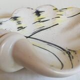 Vallauris ceramic pocket tray from the 1950s