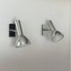 Pair of vintage adjustable wall lights, chrome-plated metal, France 1970