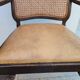 Ribbed leather office chair