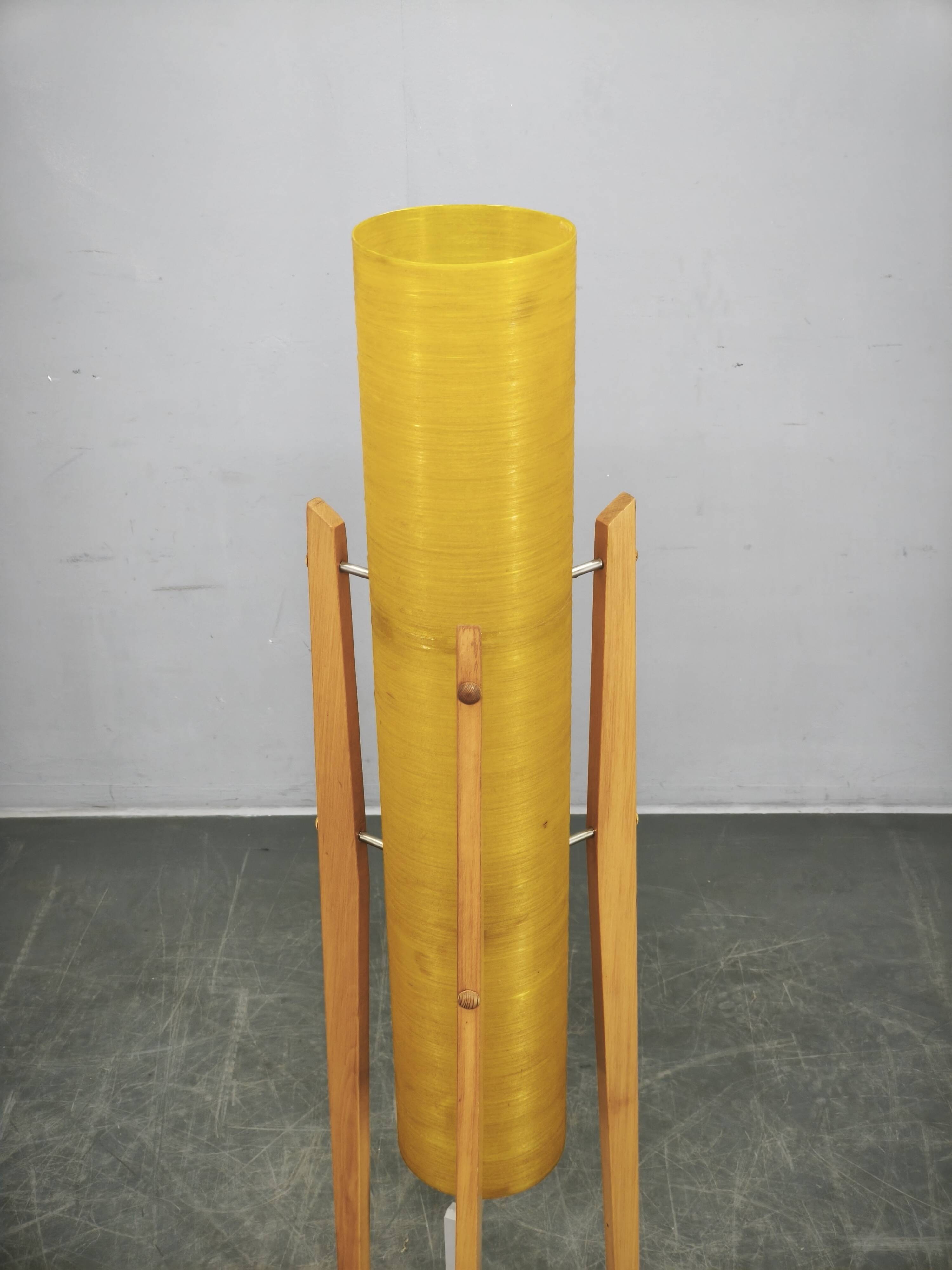 1960s Czechoslovak Space Age Rocket Floor Lamp