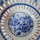 Vintage Porcelain Bread Basket, mid-century