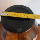 Large Artisan Vase "Nature Spirit" – Relief Floral Decoration (31cm)