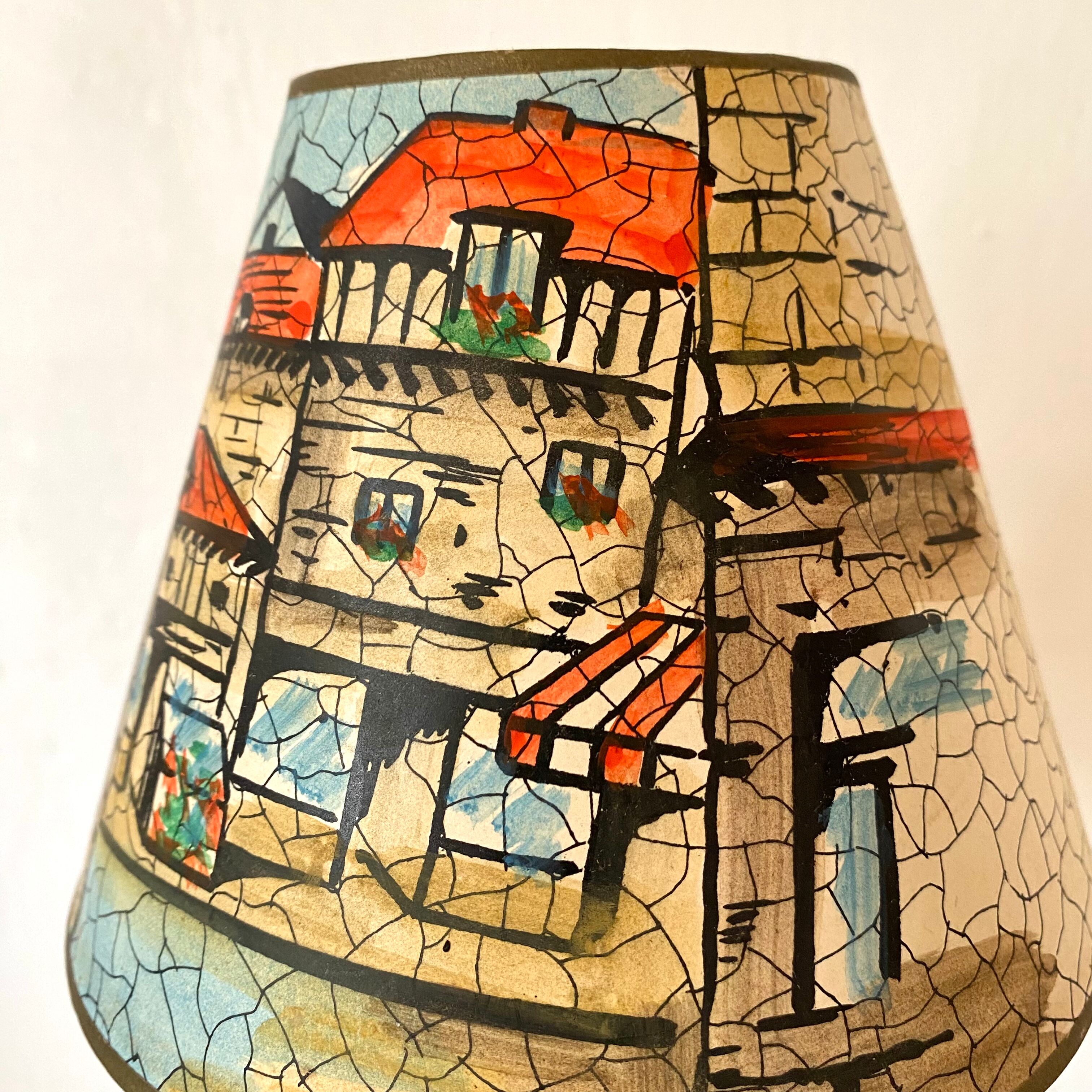 Antique offal hand-painted décor