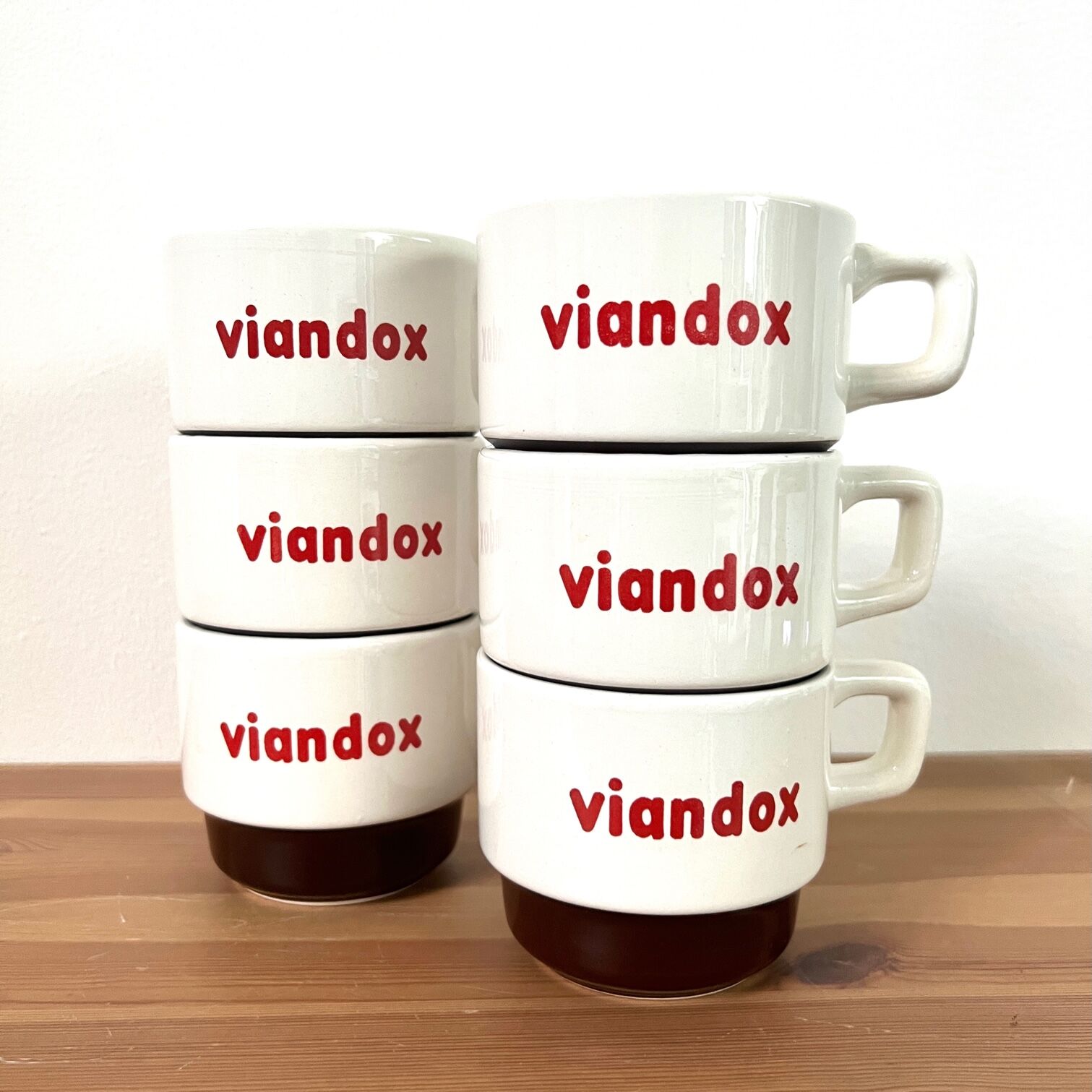 Viandox cups - vintage - 70s - perfect condition