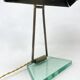 Mid-Century Modern Glass & Brass Table Lamp attributed to Pietro Chiesa, 1950s