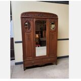 Antique Art Nouveau wardrobe