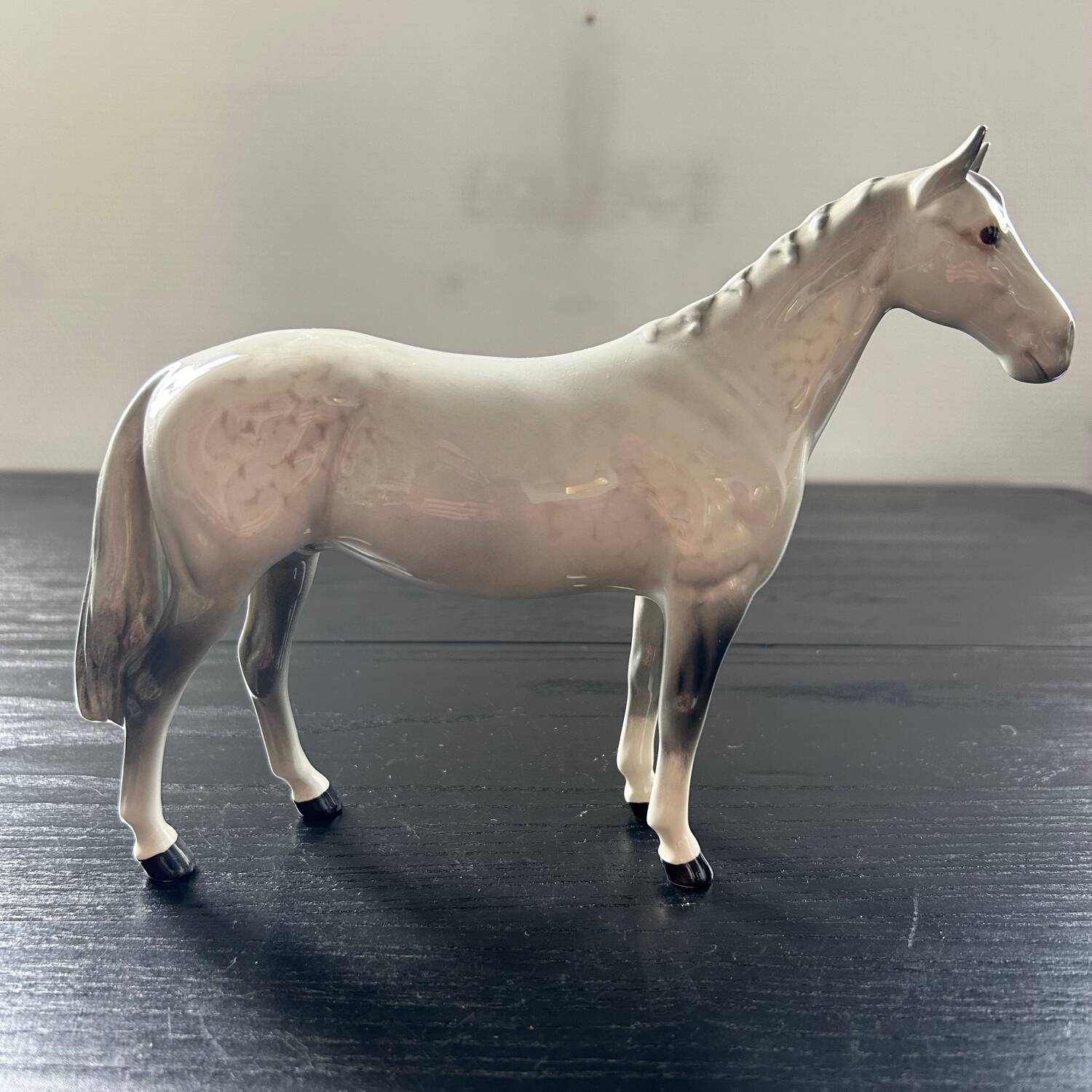 White ceramic horse