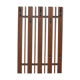 Wooden and metal wall coat rack, 1960