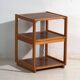 Table d’appoint vintage en bois – Europe centrale, circa 1960