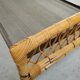 Pair of vintage rattan twin bed
