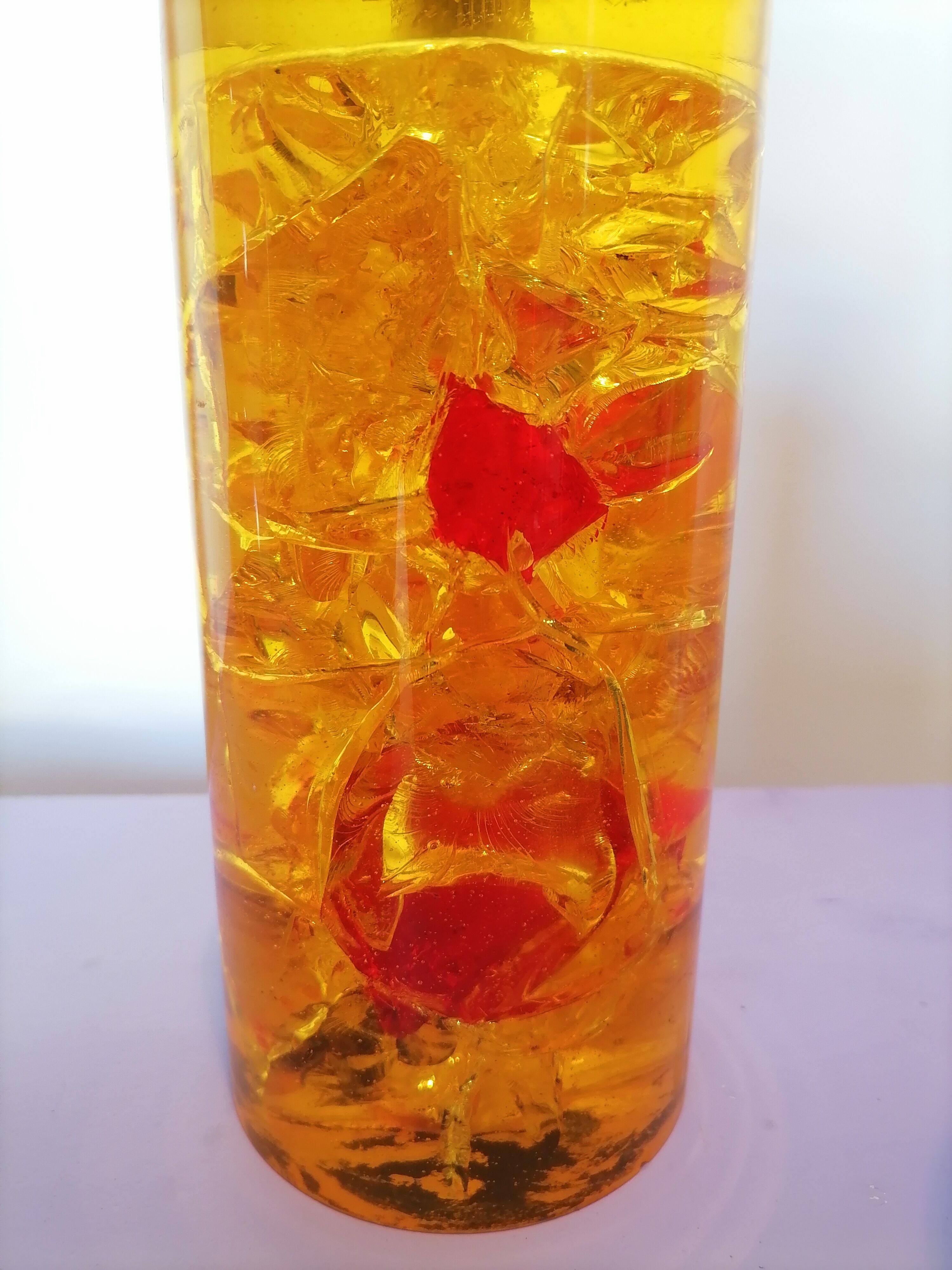 Fractal resin lamps 1970