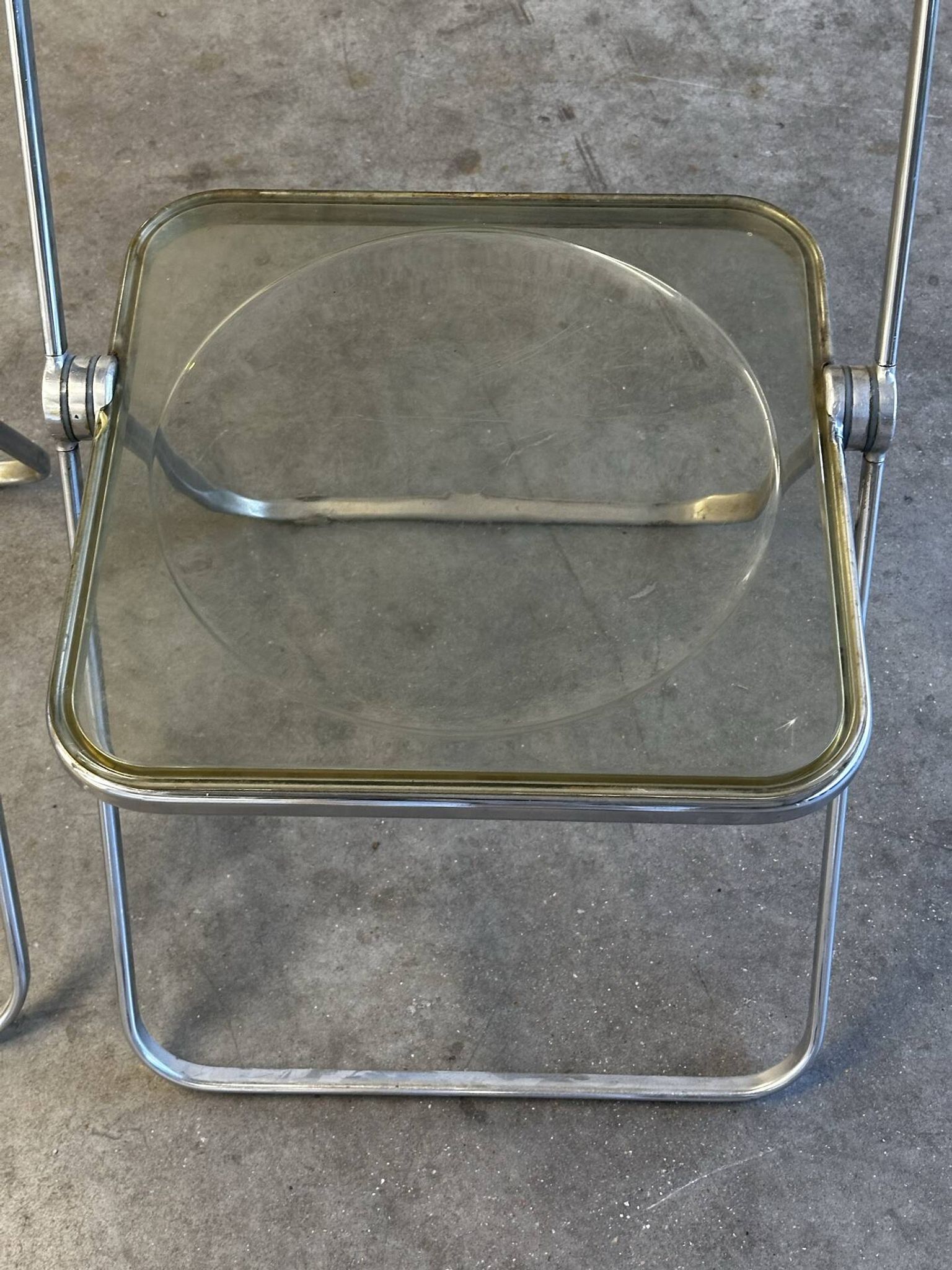 Suite de 3 chaises pliantes Plia par Giancarlo Piretti pour Castelli