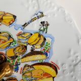 Plat de service à fromage en porcelaine de Limoges