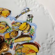 Plateau de fromage en porcelaine de Limoges