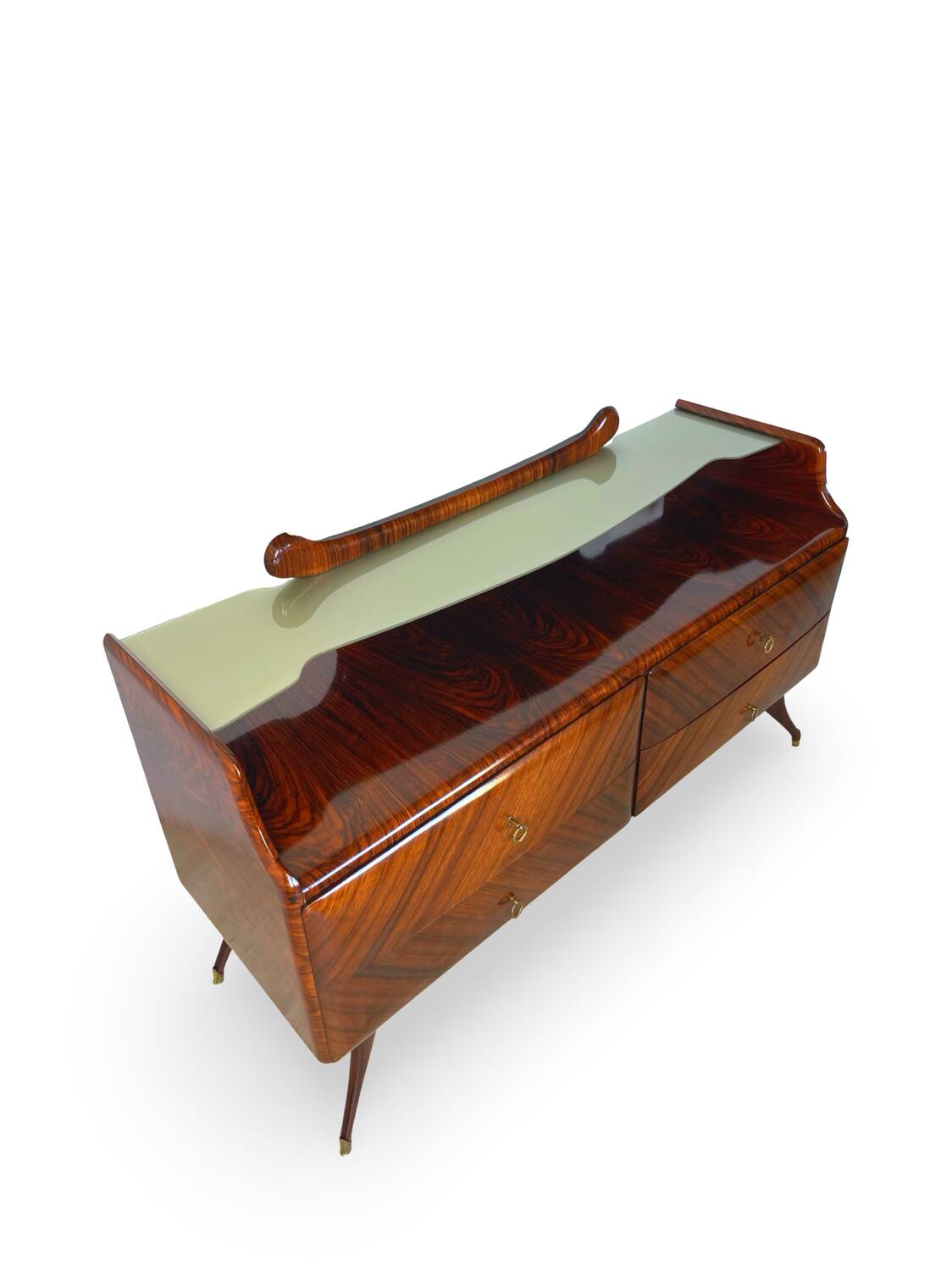 midcentury rosewood chest of drawers.